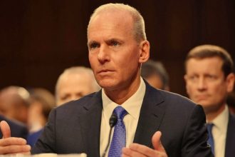 When asked if he’ll resign in light of 737 MAX crashes, Boeing CEO says 'that’s not where my focus is'