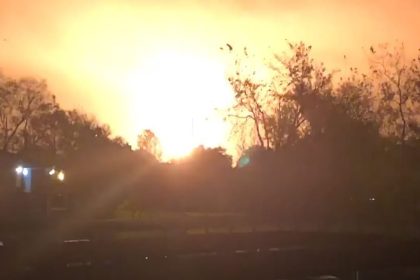 Texas chemical plant explosion erupts in flames, rattles homes for miles