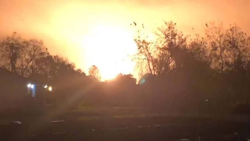 Texas chemical plant explosion erupts in flames, rattles homes for miles