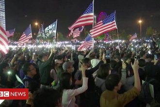 Political News: Hong Kong protesters celebrate Thanksgiving – BBC News
