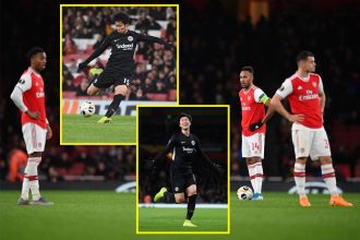 Unai Emery on the brink as Arsenal throw away one-goal lead to lose Europa League clash against Eintracht