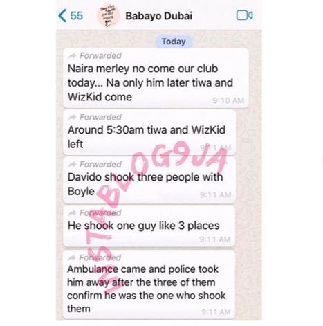 Davido arrested for allegedly breaking bottle on someone’s head in Dubai