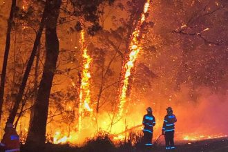 Emergency bushfire alert in WA Peel region