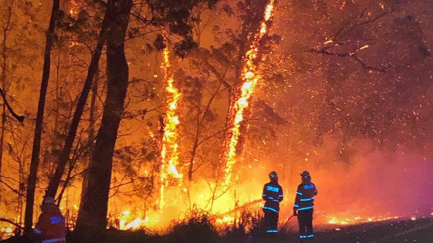 Emergency bushfire alert in WA Peel region