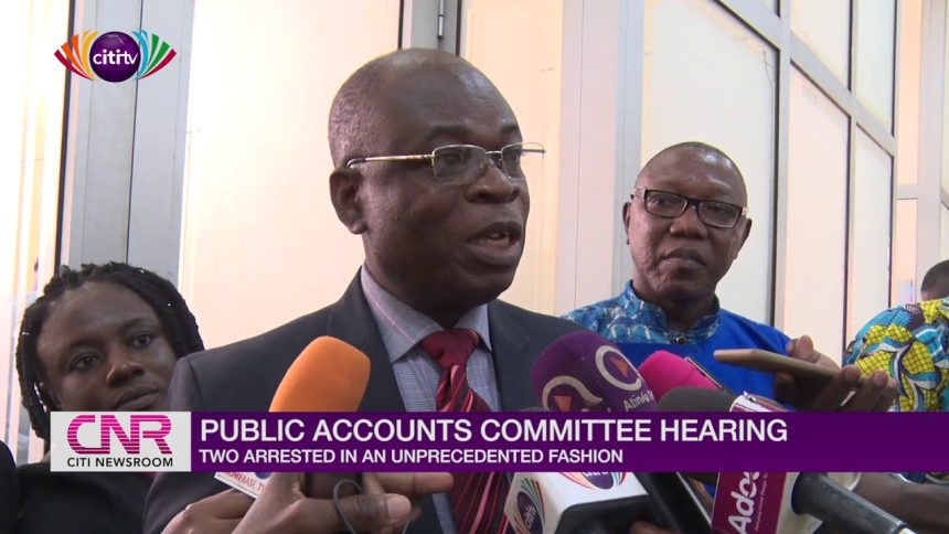 public-accounts-committee-hearing:-two-arrested-in-an-unprecedented-fashion