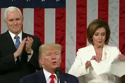 pelosi’s-burns:-from-sotu-tear-to-title-snub,-speaker-throws-shade-at-trump-throughout-address