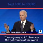 Joe Biden Discusses American Leadership at the Democratic Debate