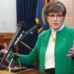 Kansas governor’s decision to close all schools sees GOP pushback