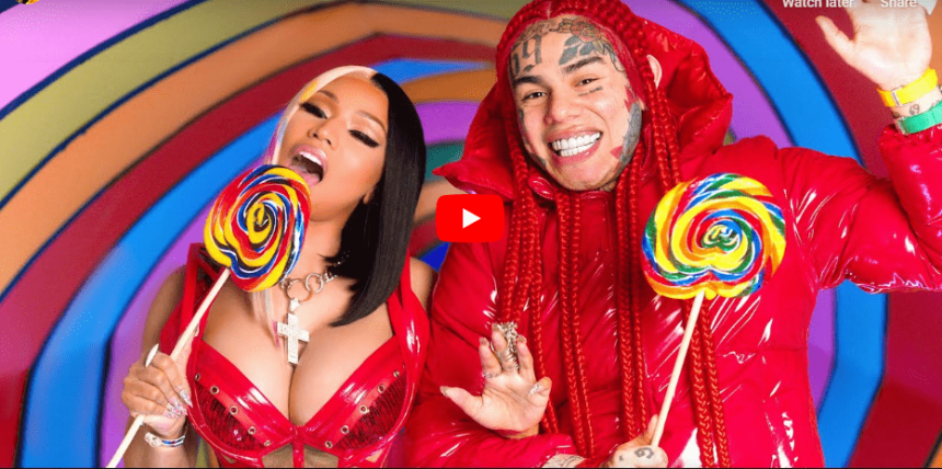 A portion of the proceeds from #Trollz including merch items, will be going directly to The Bail Project,” Minaj says