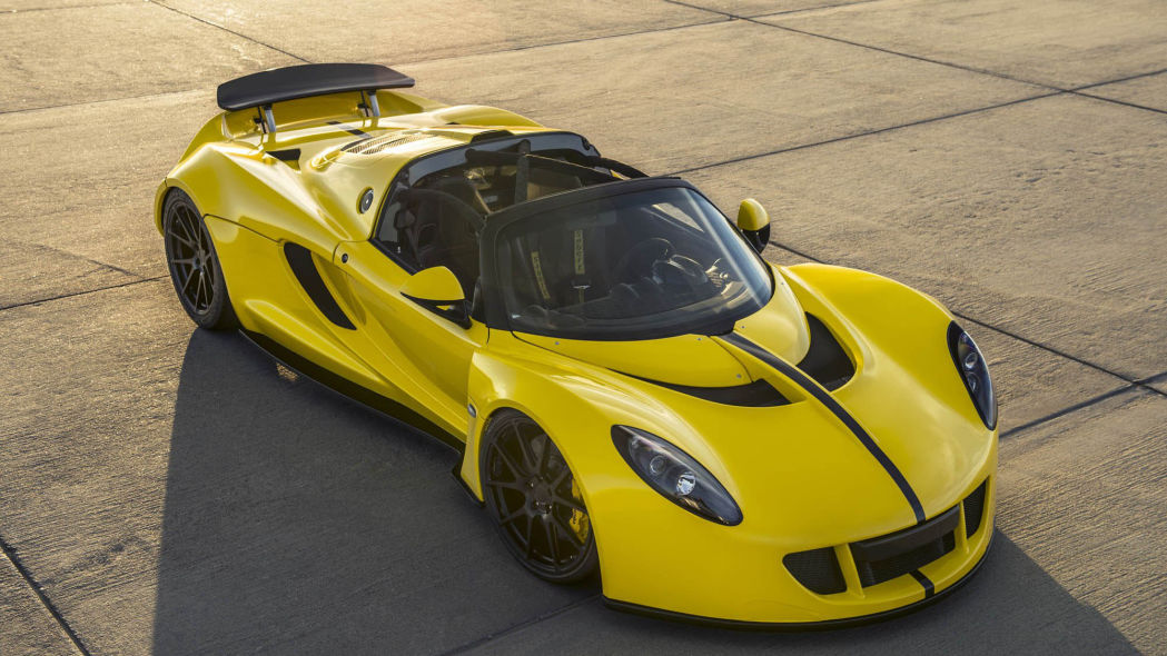 Hennessey Venom GT Spyder.