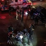 Violent clashes between a massive pro-Trump caravan that drove through Portland, Ore., and Black Lives Matter protesters left at least one person dead in a shooting Saturday evening, according to reports.