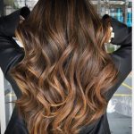 Long Waves with Warm Caramel Balayage