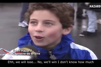 Vide: Chelsea fan shares hilarious clip of Eden Hazard’s ‘first interview as a kid’