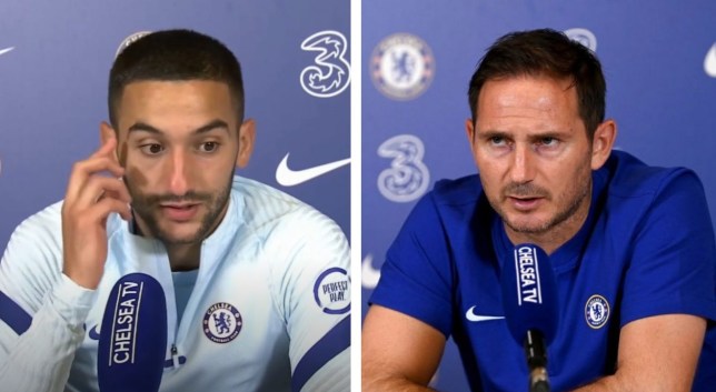 Frank Lampard discloses the problem with Hakim Ziyech at Chelsea