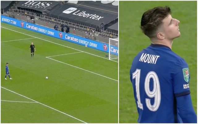 Mason Mount missed the crucial penalty in Chelsea’s match against Tottenham this week in the Carabao Cup, and he looked distraught afterwards.