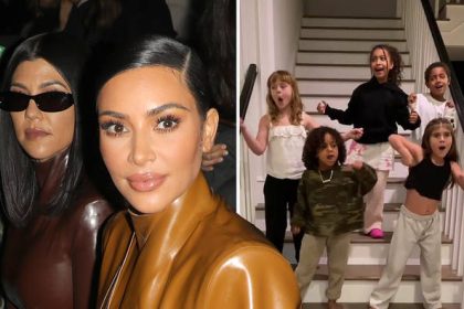 Kourtney Kardashian's ex-boyfriend Scott Disick shared a video of his daughter Penelope performing a ceremonial New Zealand dance alongside Kim Kardashian's Saint and North children and two other children.