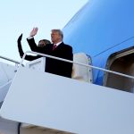 Trump hints at political comeback as he departs White House