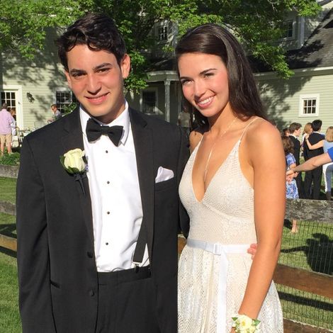 Adriana Cohen's younger son with his prom date
