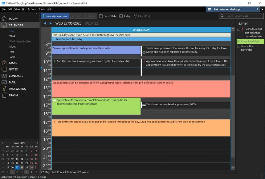 EssentialPIM- The Ultimate Tool For Managing Diverse Set Of Information At Workplace