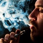 Vaping Bearded Man