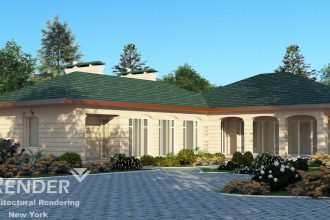3D architectural renderings