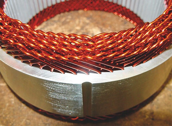 Using new technology, the production of electric traction drives for the automotive industry is able to maintain high productivity, a higher level of process dependability, and more fault tolerance to provide cost-effective and competitive products with a minimal amount of waste.