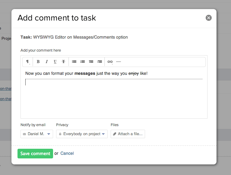 WYSIWYG Editor with Real-time collaborative editing