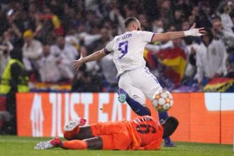 Video: Watch Edouard Mendy’s HORROR mistake as Chelsea keeper gifts Karim Benzema hat-trick for Real Madrid