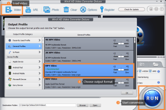 How to convert MOV to MP4 with WinX HD Video Converter Deluxe