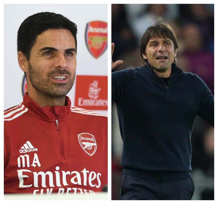 Antonio Conte has expressed his admiration for Mikel Arteta ahead of the London derby