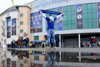 Chelsea Football Club announces a new £20 million-a-year shirt sleeve sponsor.