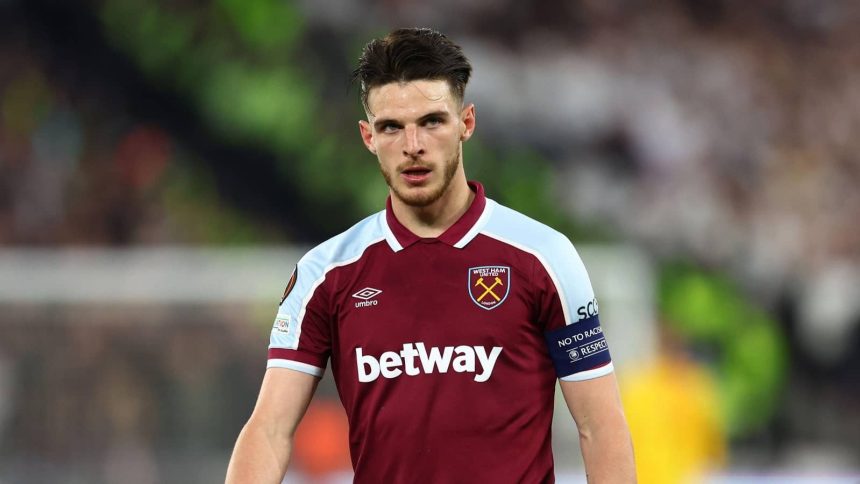 Declan Rice drops huge Chelsea transfer hint after West Ham Europa League exist