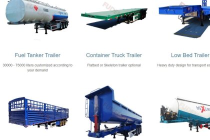 Low bed trailer
