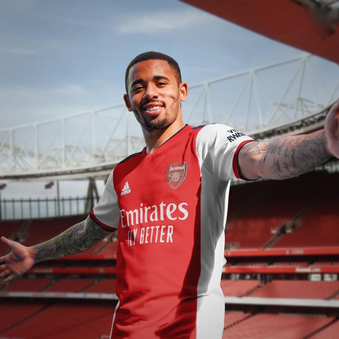 Gabriel Jesus reveals the Arsenal player he grew up watching.