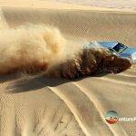 Breaking through the sand dunes