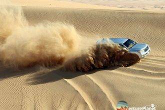 Breaking through the sand dunes