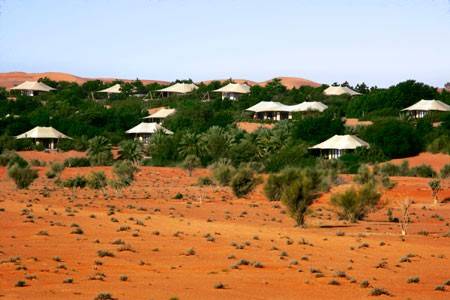 Desert resort in the Al Maha