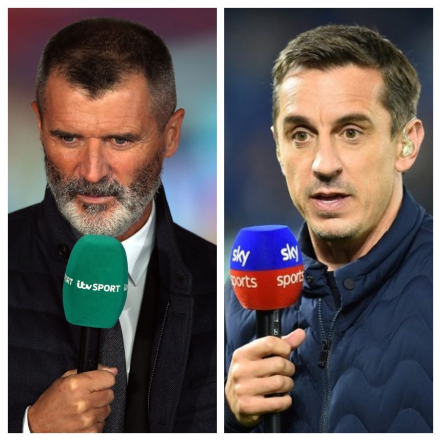 Roy Keane and Gary Neville raise question marks on Manchester United's pursuit of Marko Arnautovic.