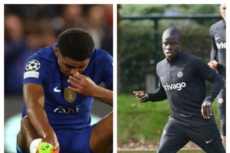 Graham Potter provides an injury update on Wesley Fofana and N’Golo Kante.