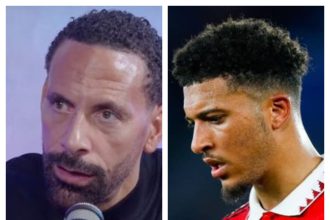 Rio Ferdinand urges Jadon Sancho to improve after being dropped from Manchester United Starting Lineup.