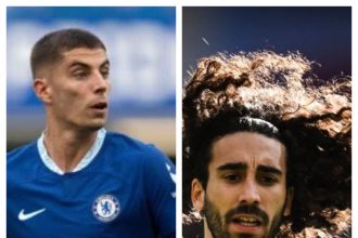 Graham Potter revealed the reason behind the substitution of Kai Havertz and Marc Cucurella at half time.