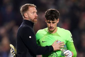 Graham Potter provided an update on Kepa Arrizabalaga after he was substituted at halftime against Brighton.