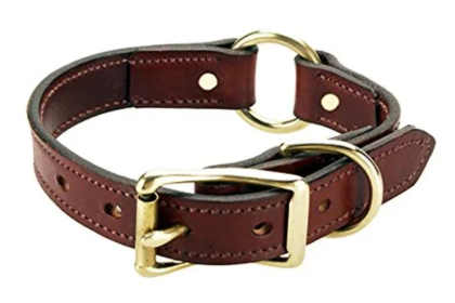 What is important to know before buying a leather dog collar and leash?