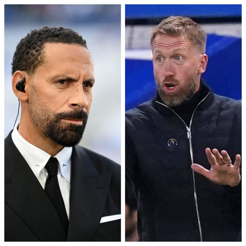 Rio Ferdinand has urged Chelsea owners to be Patient with Graham Graham Potter.