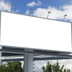 Outdoor advertising - folding structures