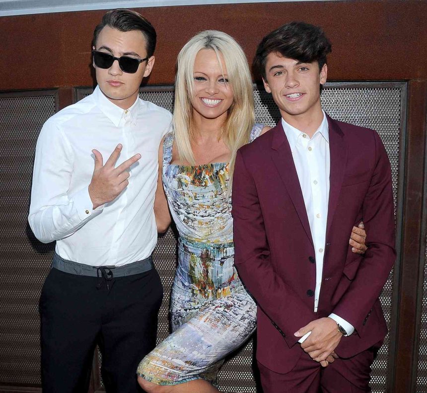 Who are Pamela Anderson’s kids Brandon Thomas and Dylan Jagger Lee?