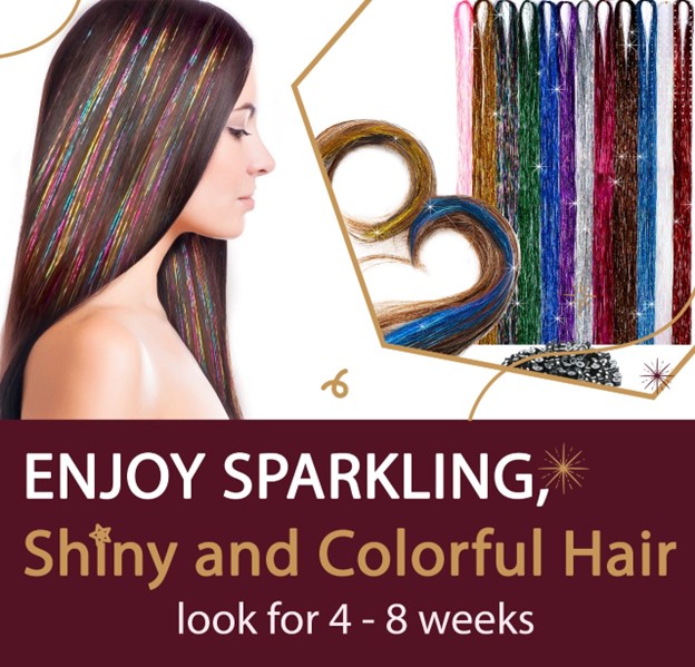 Top 5 admirable benefits of hair tinsel