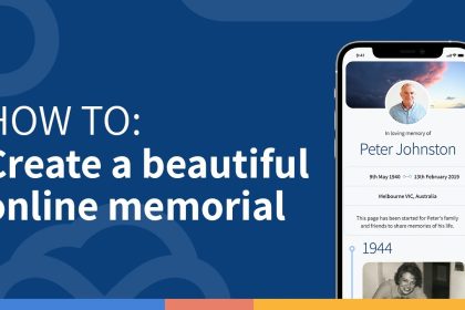 Create memorial page online Memories