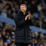 Check Graham Potter’s reaction to Chelsea Fans singing Thomas Tuchel and Roman Abramovich names during their 4-0 defeat to Manchester City.