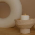 Wicker Candle Holder
